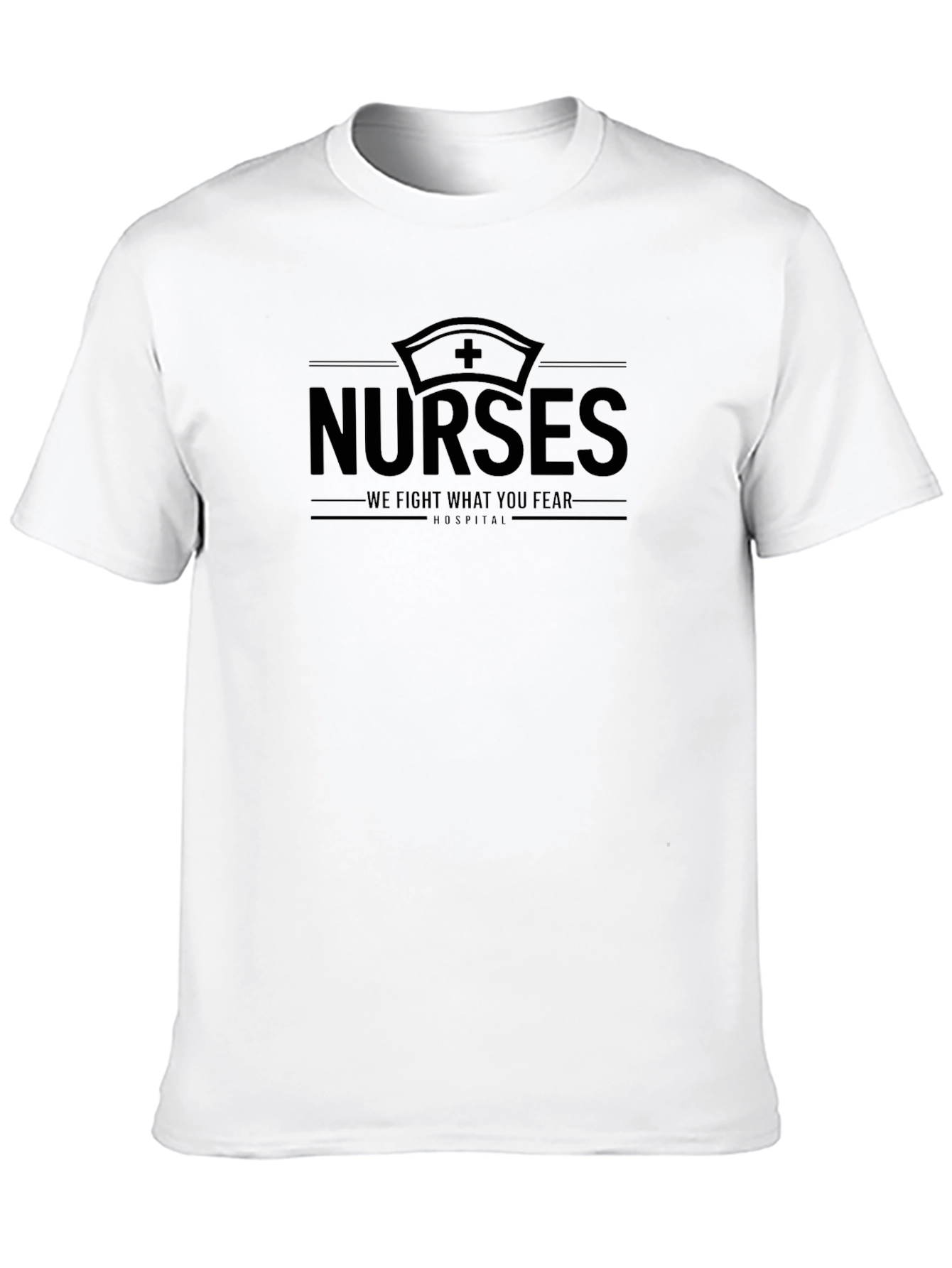 Nurses Fight What You Fear T-Shirt - Black