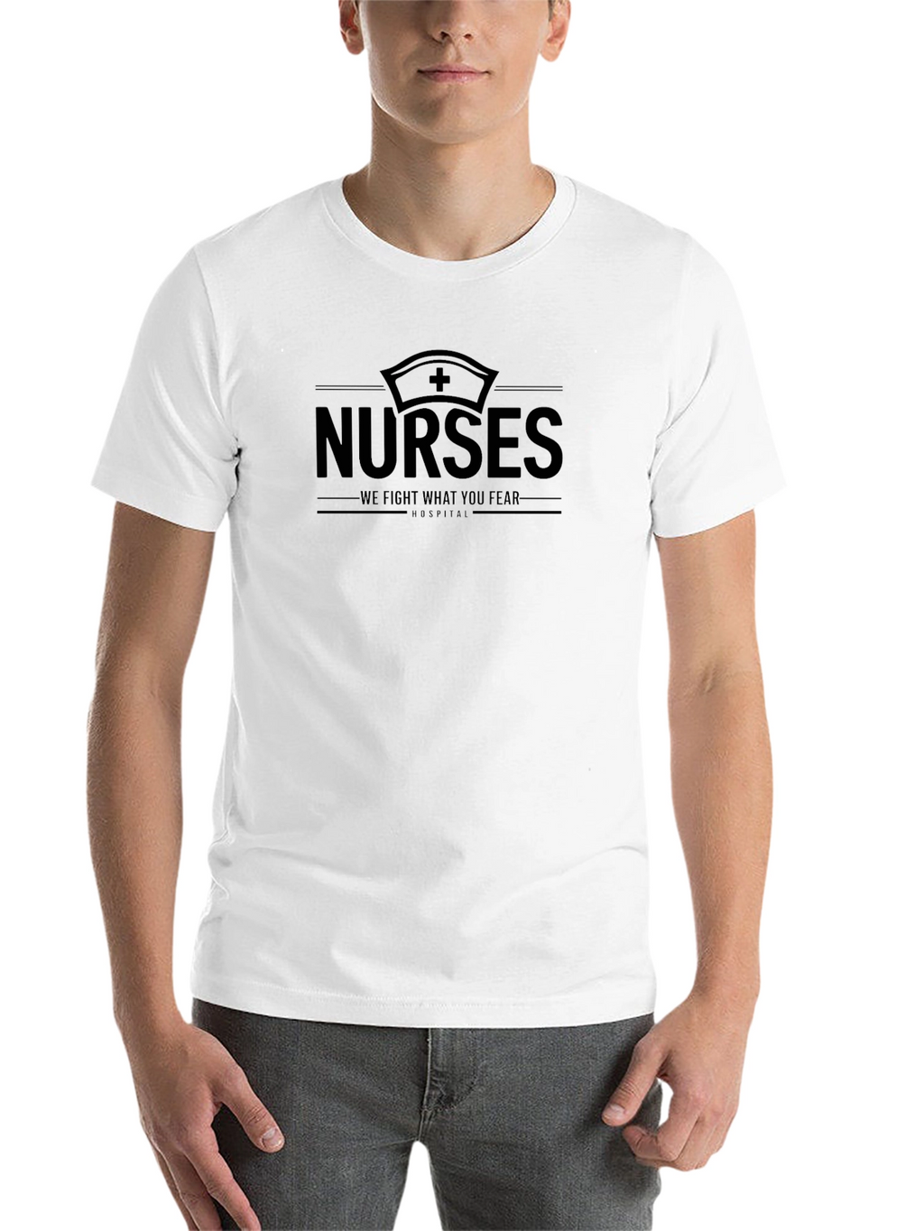 Nurses Fight What You Fear T-Shirt - Black