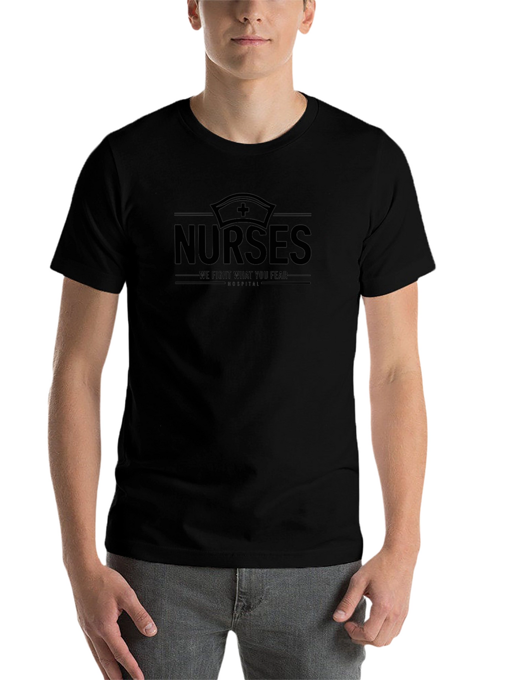 Nurses Fight What You Fear T-Shirt - Black