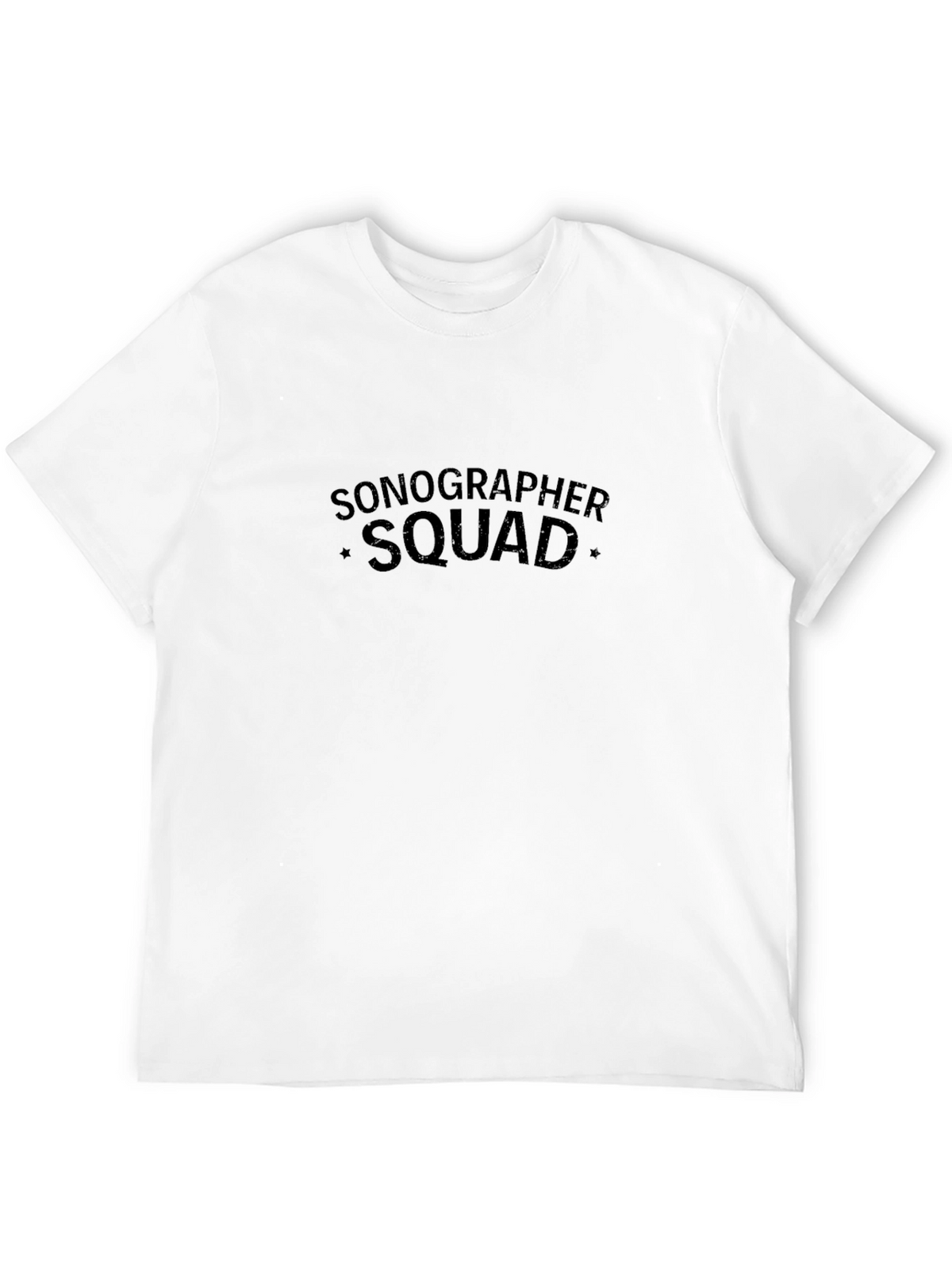 Sonographer Squad T-Shirt - Comfortable Black Tee