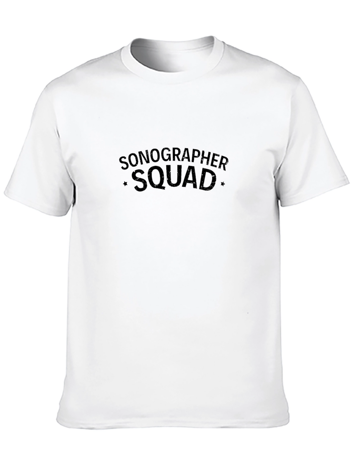 Sonographer Squad T-Shirt - Comfortable Black Tee