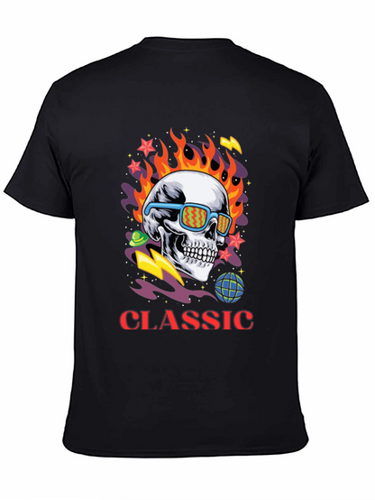 Classic Skull Graphic Print Tee