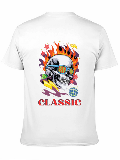 Classic Skull Graphic Print Tee