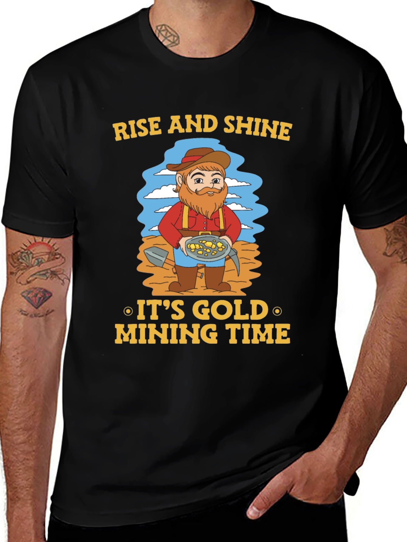Rise and Shine Gold Mining T-Shirt
