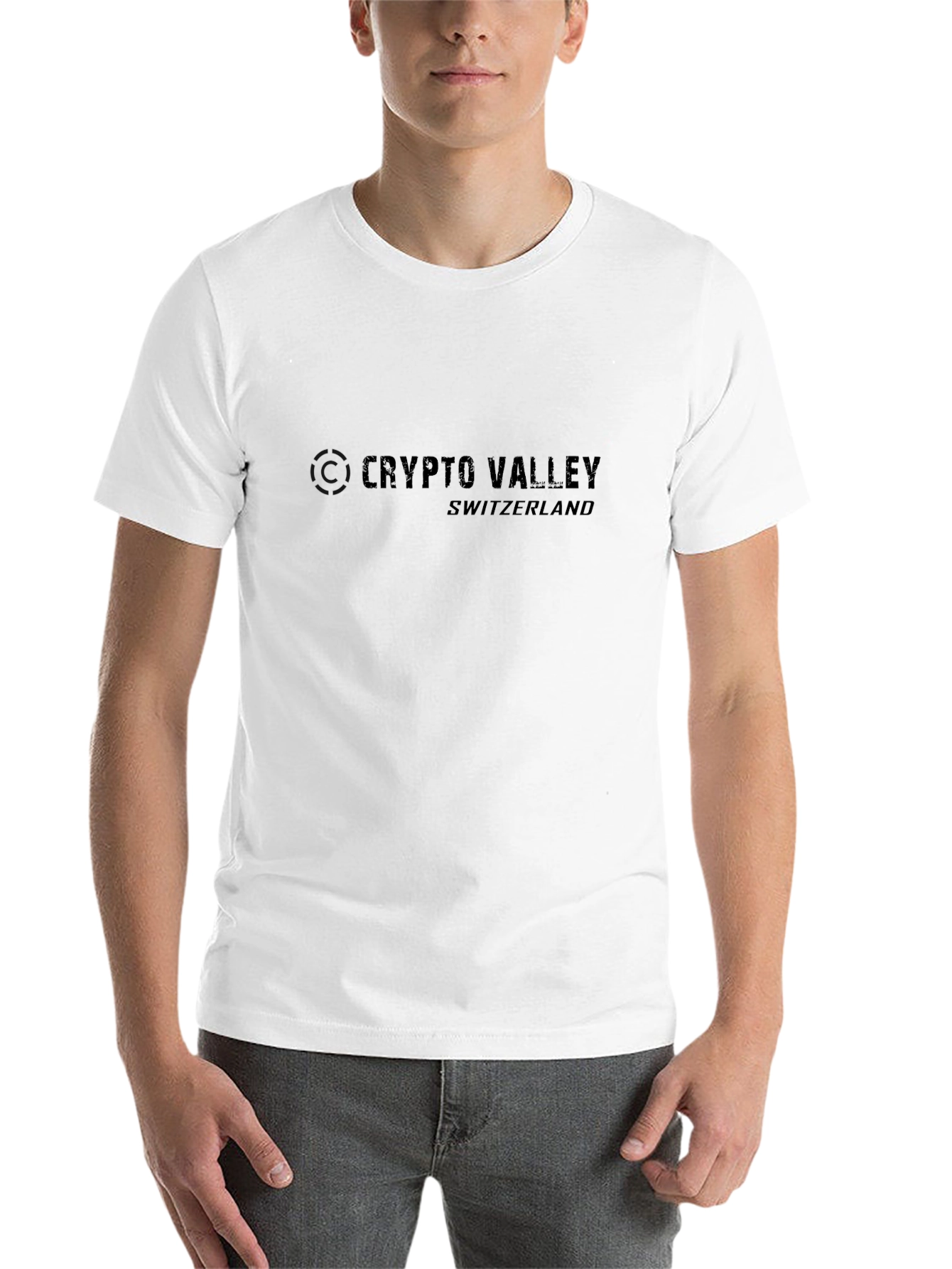 Crypto Valley Switzerland Black T-Shirt
