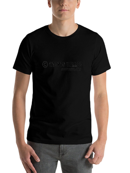 Crypto Valley Switzerland Black T-Shirt
