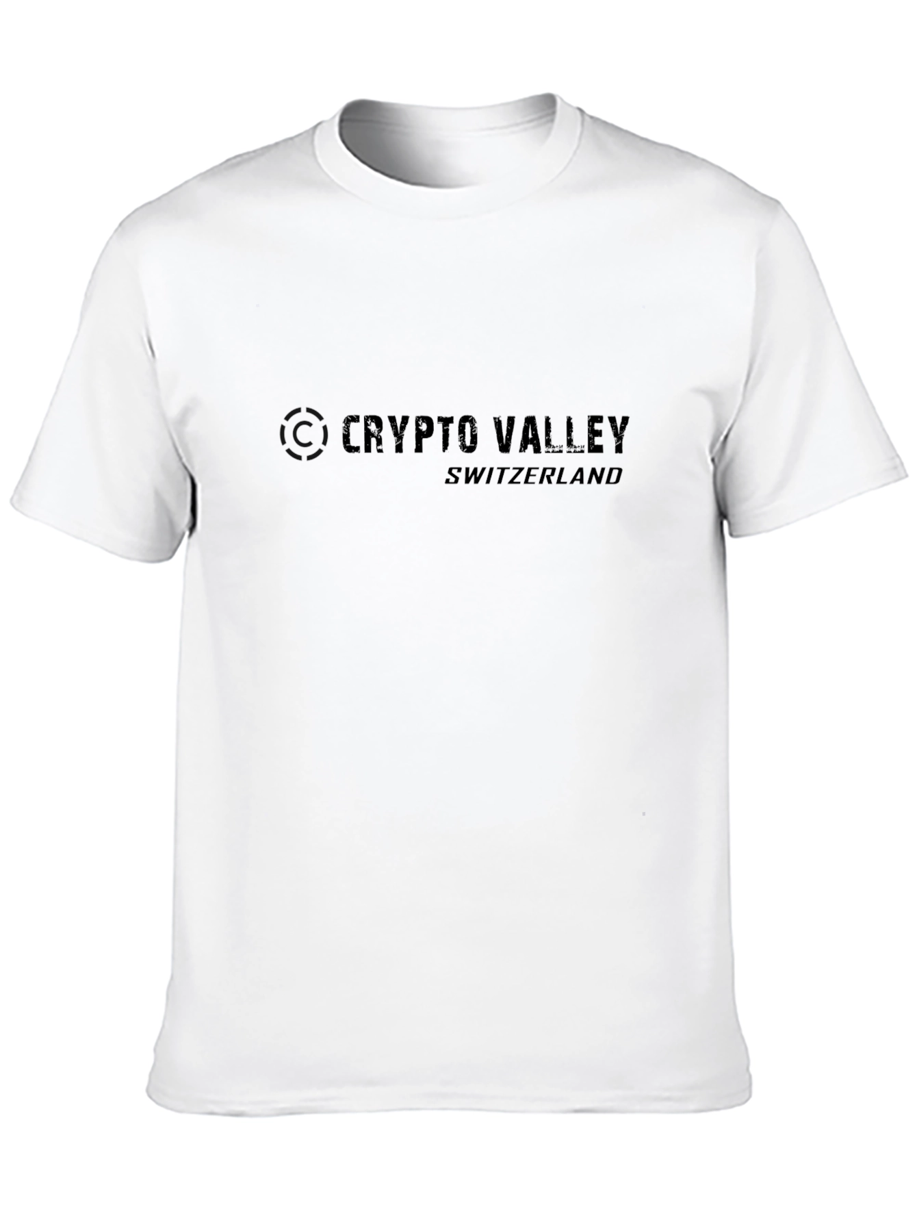 Crypto Valley Switzerland Black T-Shirt