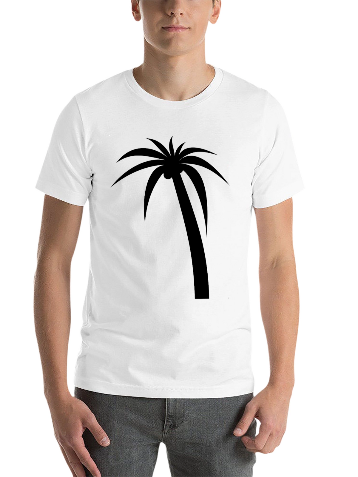 Palm Tree Graphic Tee - Tropical Island Vibes T-Shirt