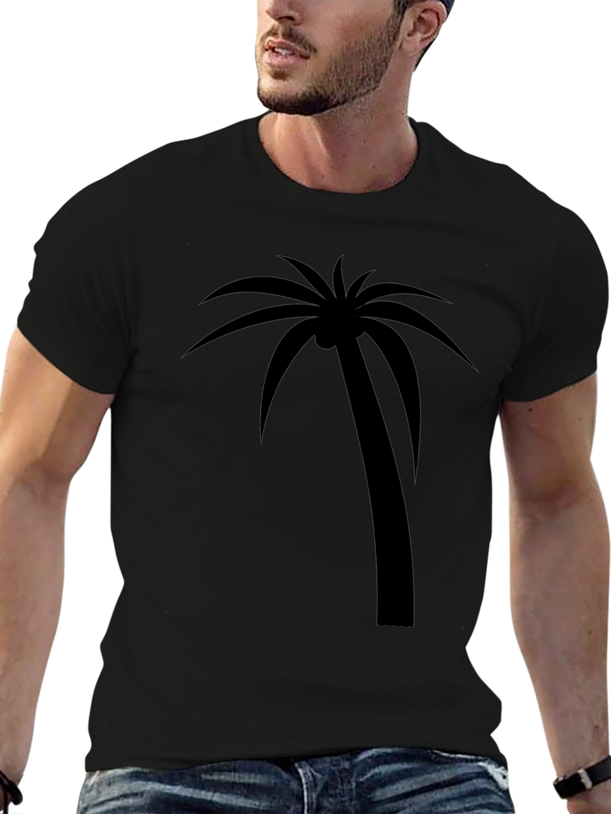 Palm Tree Graphic Tee - Tropical Island Vibes T-Shirt