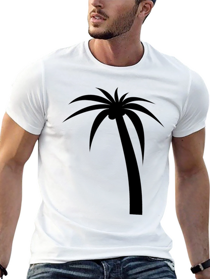 Palm Tree Graphic Tee - Tropical Island Vibes T-Shirt