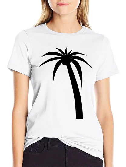 Palm Tree Graphic Tee - Tropical Island Vibes T-Shirt