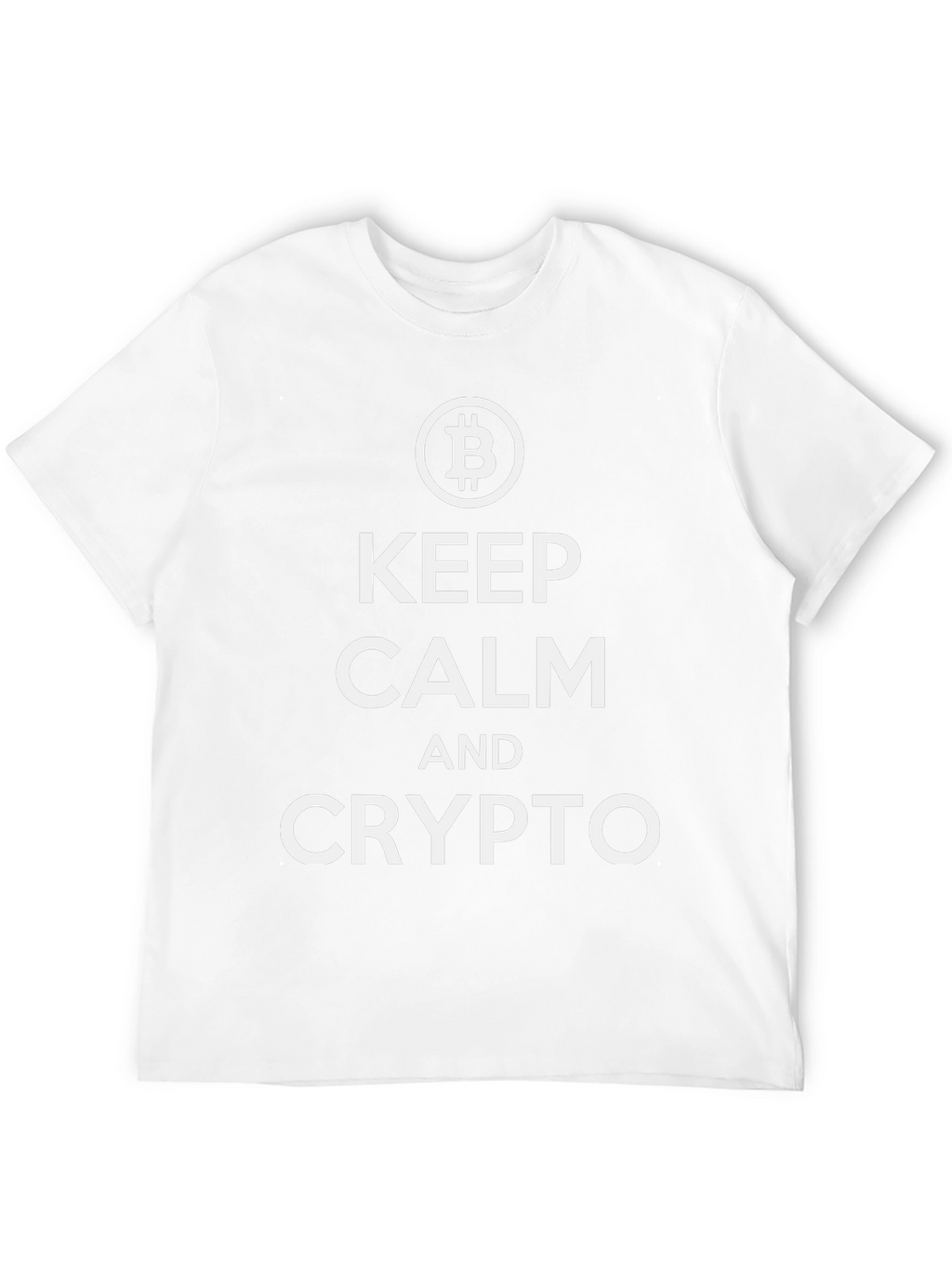 Keep Calm and Crypto Bitcoin T-Shirt
