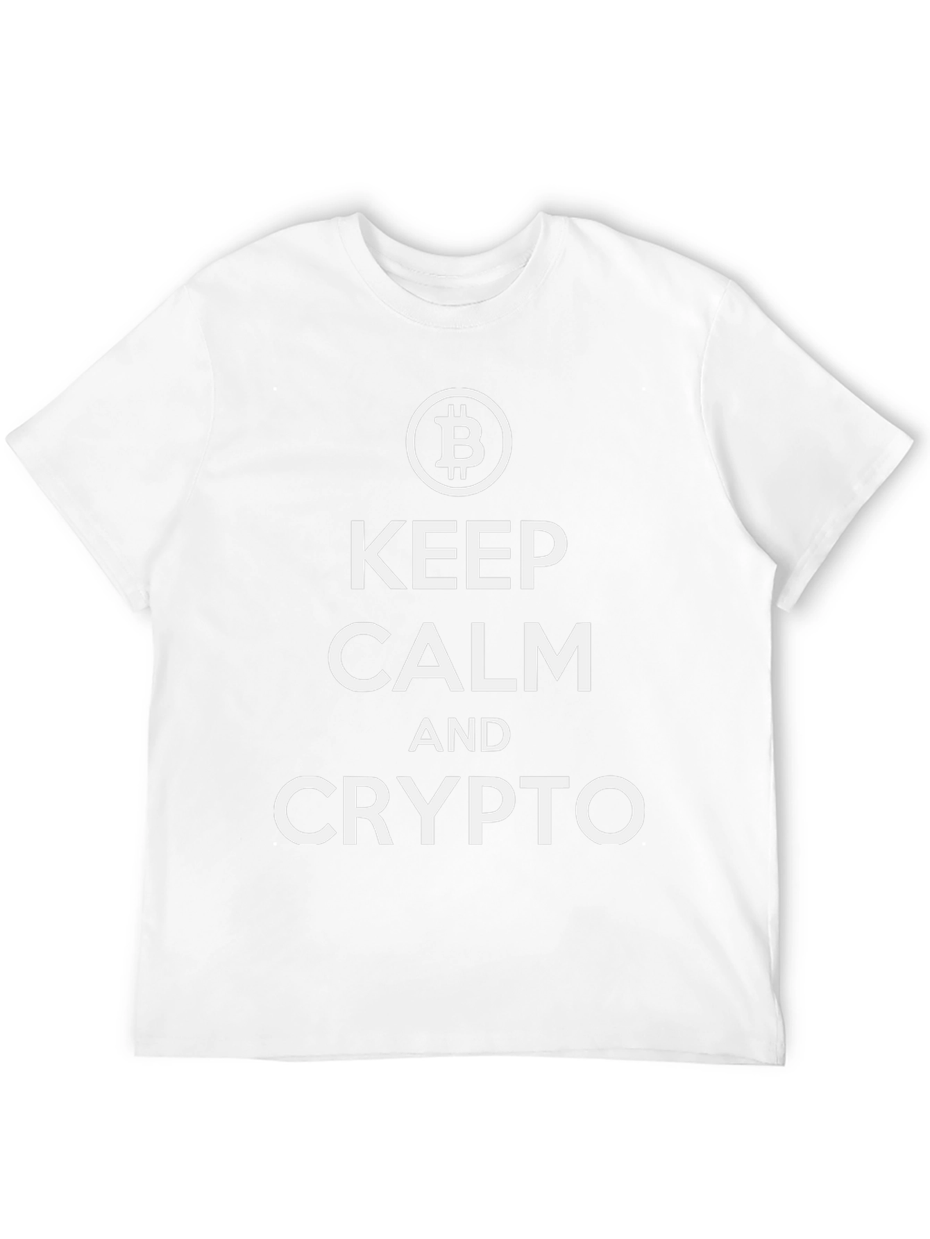 Keep Calm and Crypto Bitcoin T-Shirt