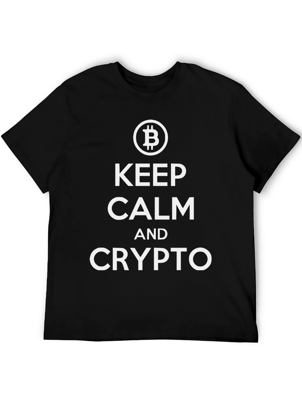 Keep Calm and Crypto Bitcoin T-Shirt