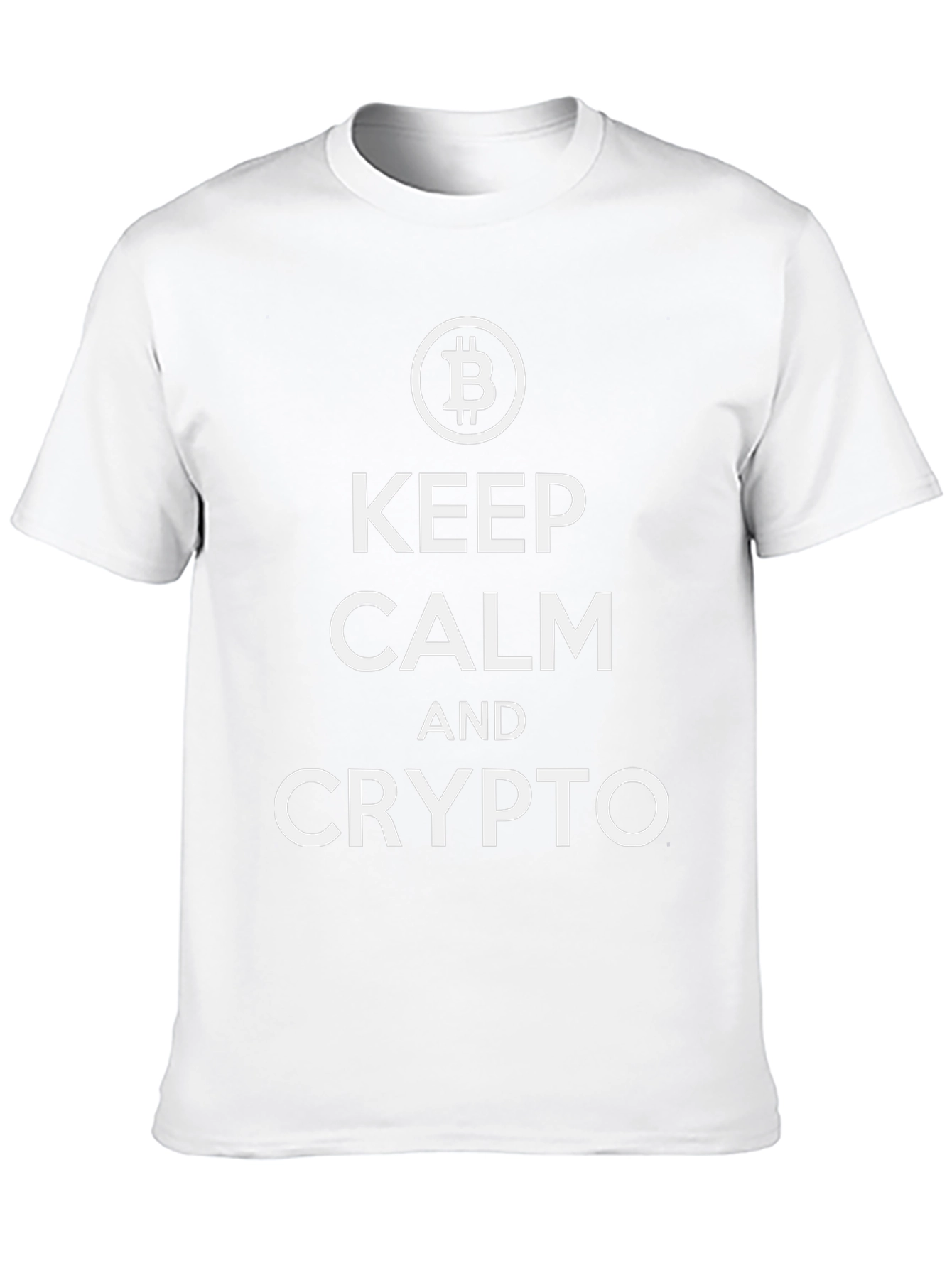 Keep Calm and Crypto Bitcoin T-Shirt