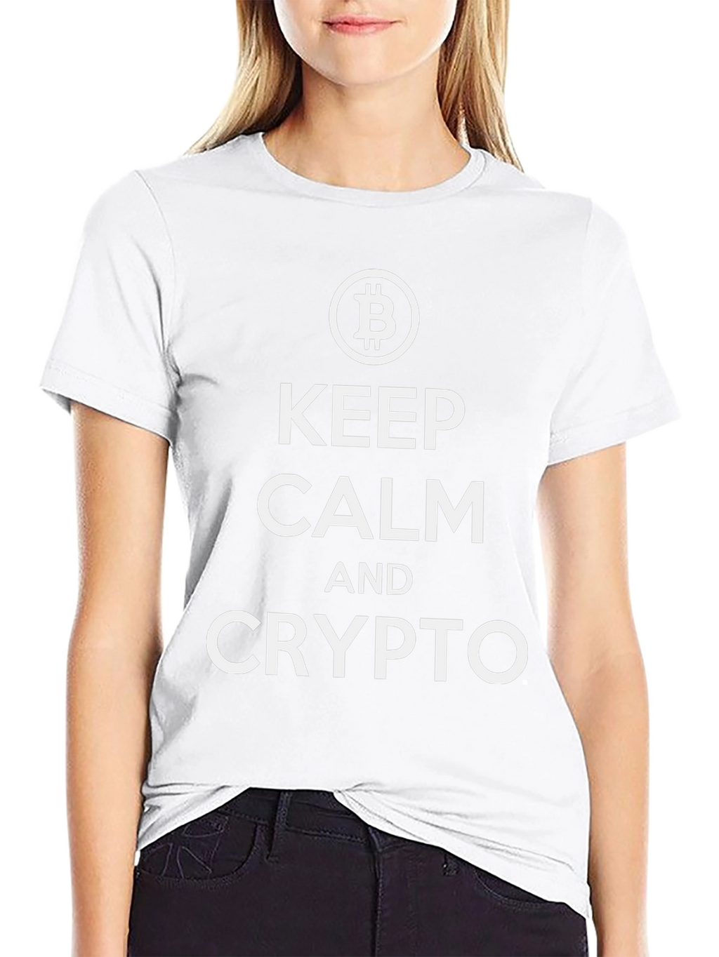 Keep Calm and Crypto Bitcoin T-Shirt
