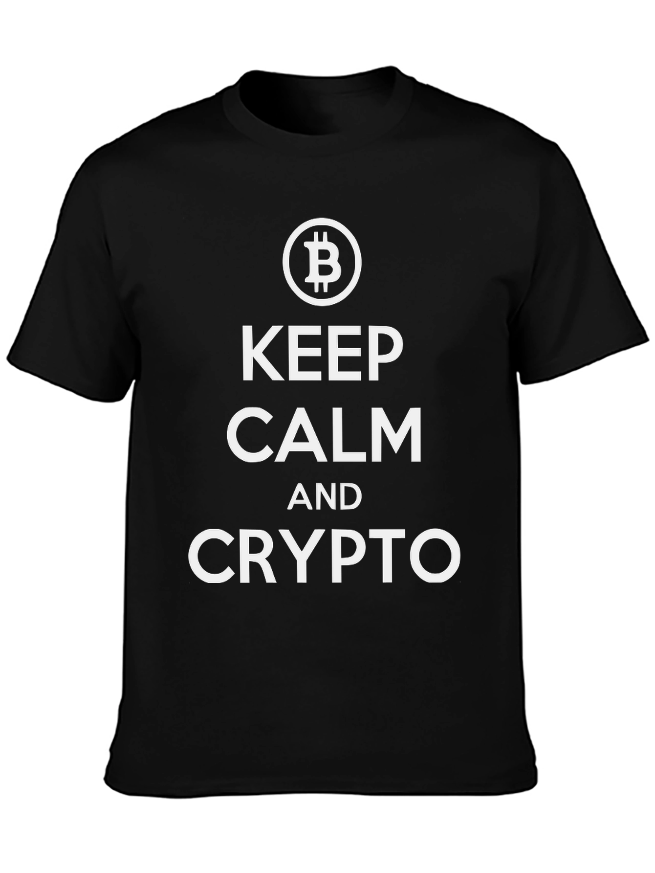 Keep Calm and Crypto Bitcoin T-Shirt