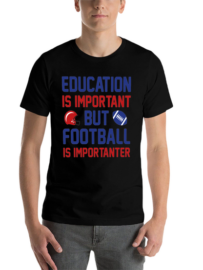 Education vs. Football T-Shirt
