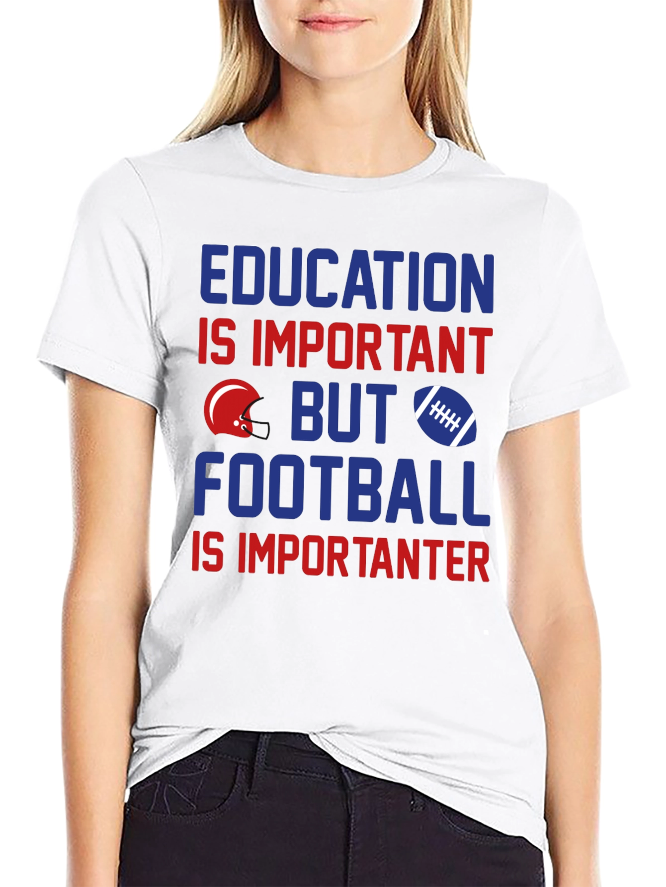 Education vs. Football T-Shirt