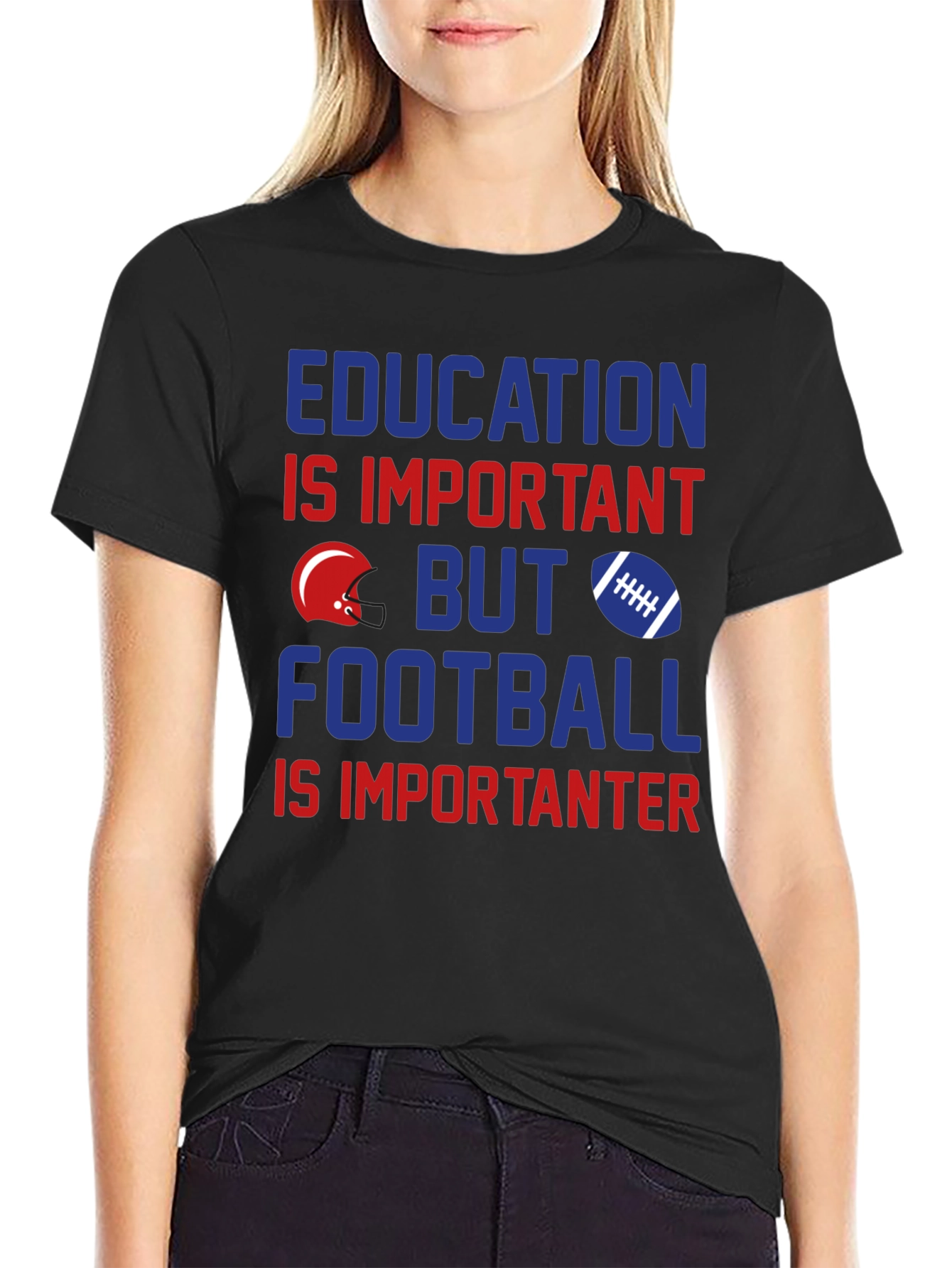 Education vs. Football T-Shirt