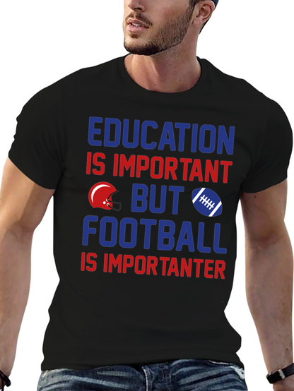 Education vs. Football T-Shirt