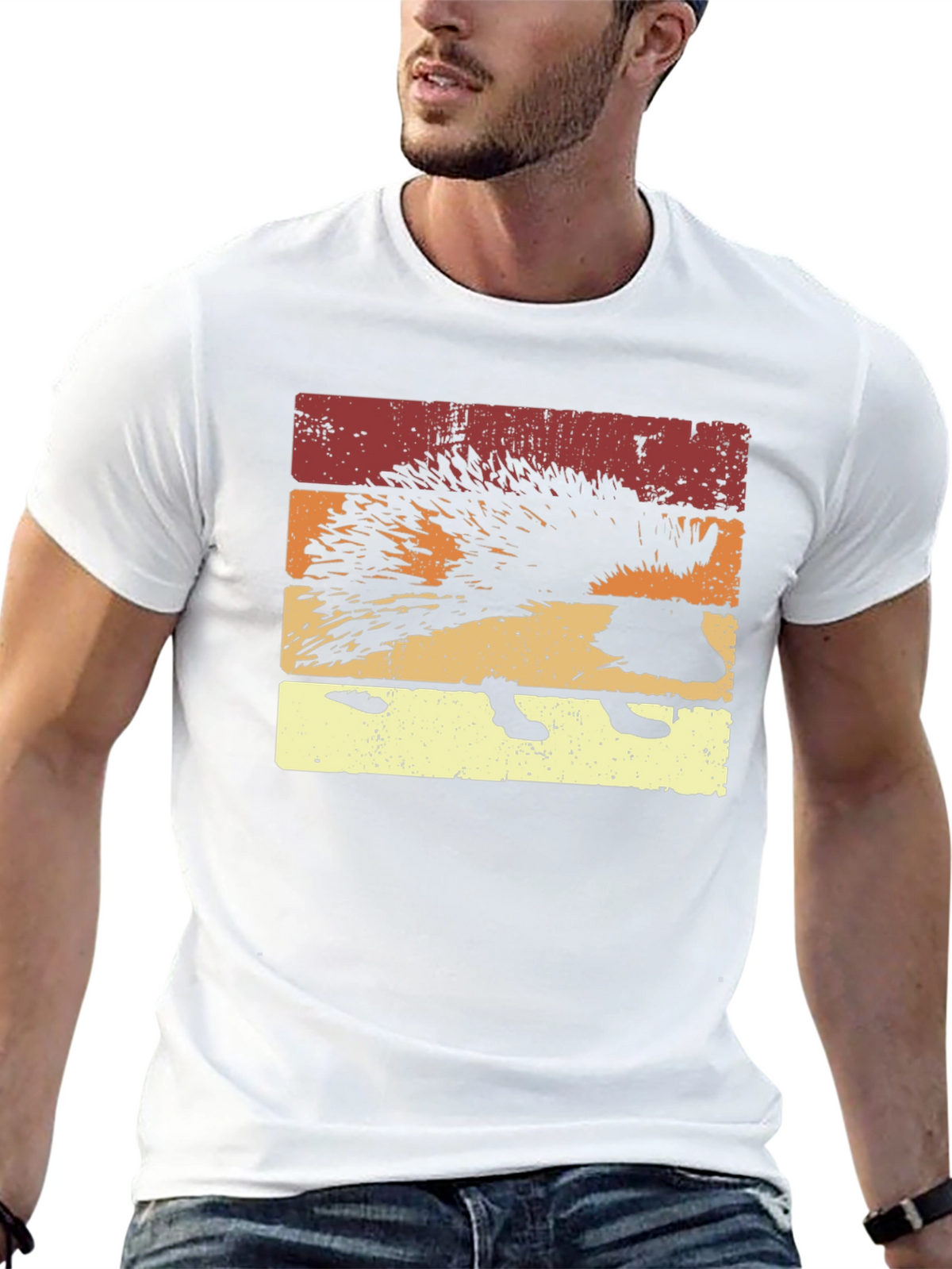 Retro Hedgehog Graphic Tee