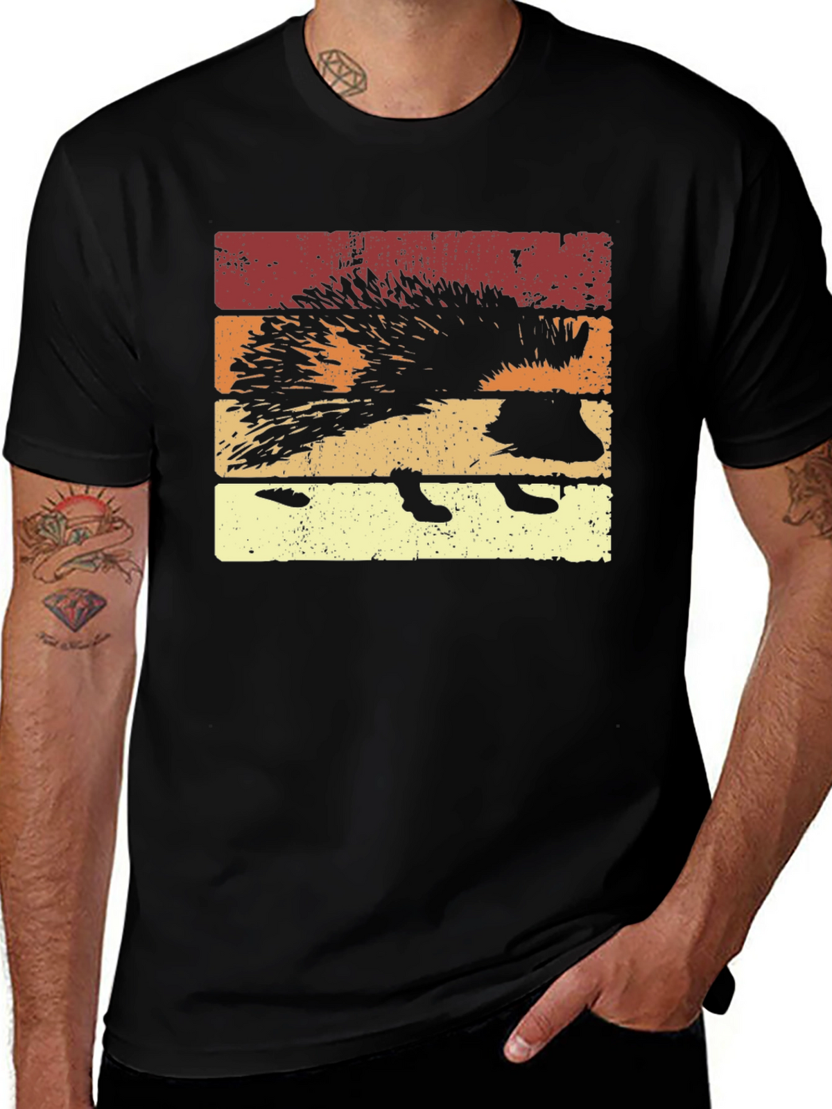 Retro Hedgehog Graphic Tee