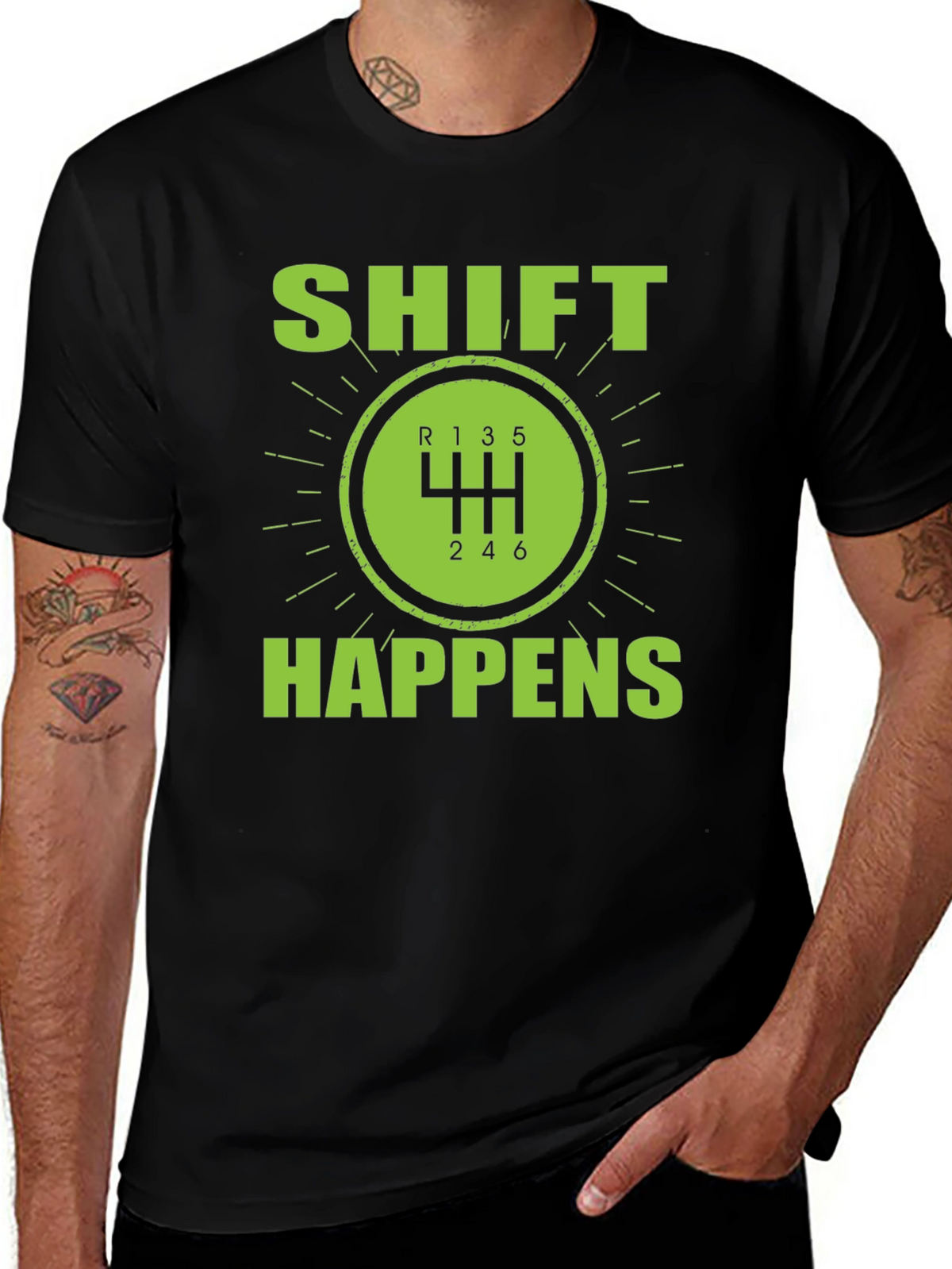 Shift Happens Manual Transmission T-Shirt