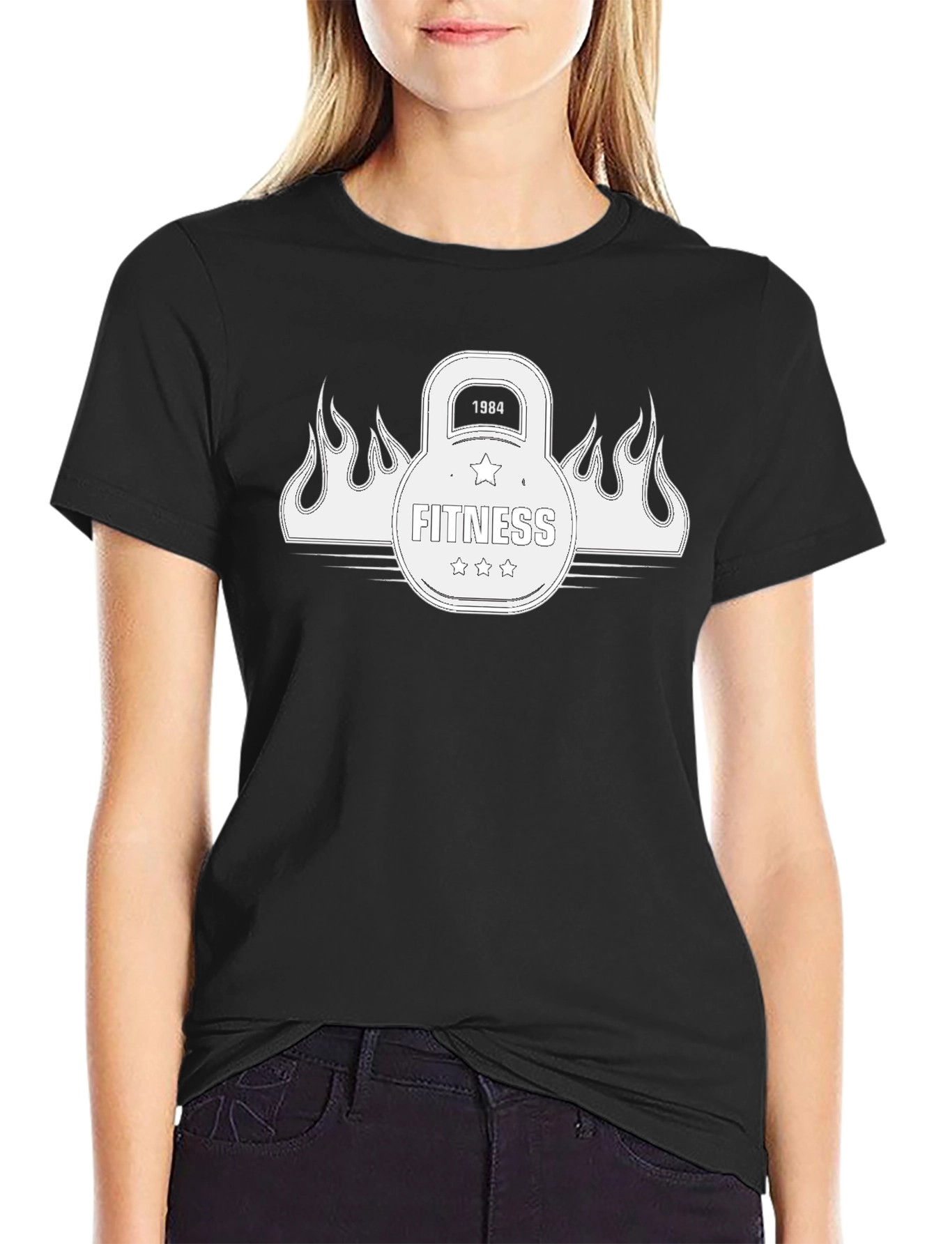 Fitness 1984 Kettlebell Graphic Tee