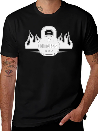 Fitness 1984 Kettlebell Graphic Tee