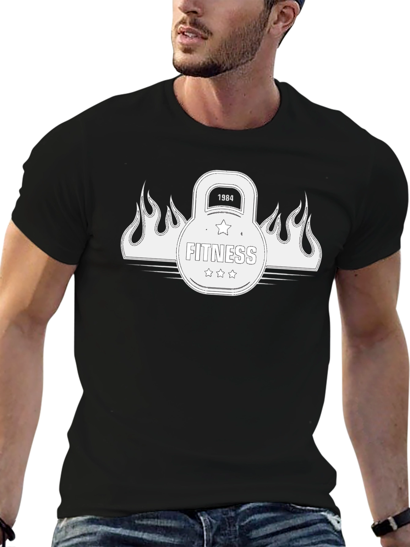 Fitness 1984 Kettlebell Graphic Tee