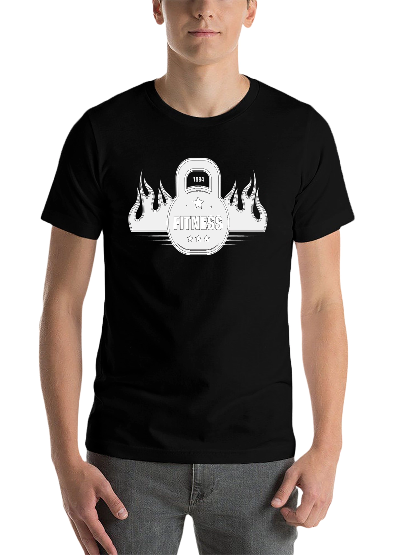 Fitness 1984 Kettlebell Graphic Tee