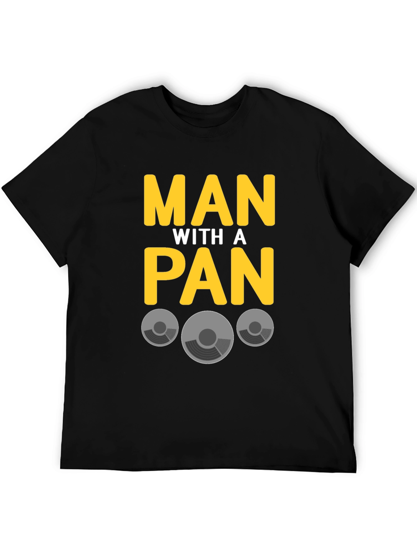 Man With A Pan Graphic T-Shirt - Chef Humor