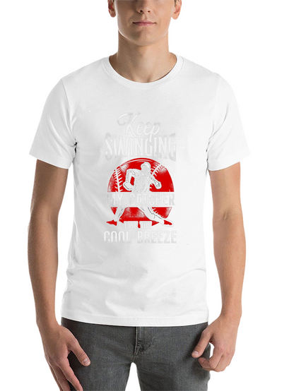 Keep Swinging My Catcher Baseball Graphic Tee