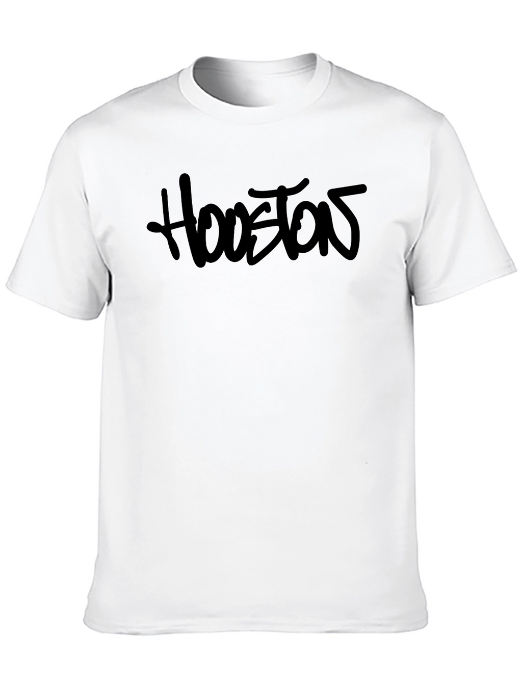 Mens Black Houston Graphic T-Shirt