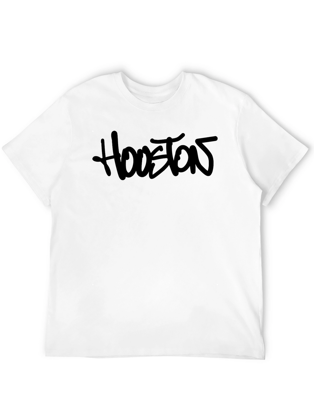 Mens Black Houston Graphic T-Shirt