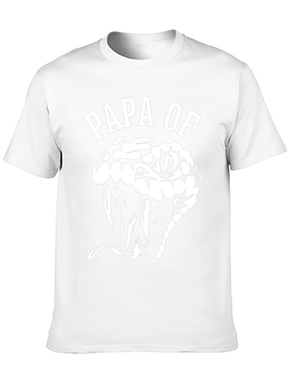 Papa of Snake T-Shirt - Mens Black Graphic Tee