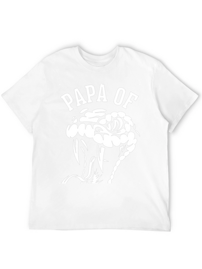 Papa of Snake T-Shirt - Mens Black Graphic Tee