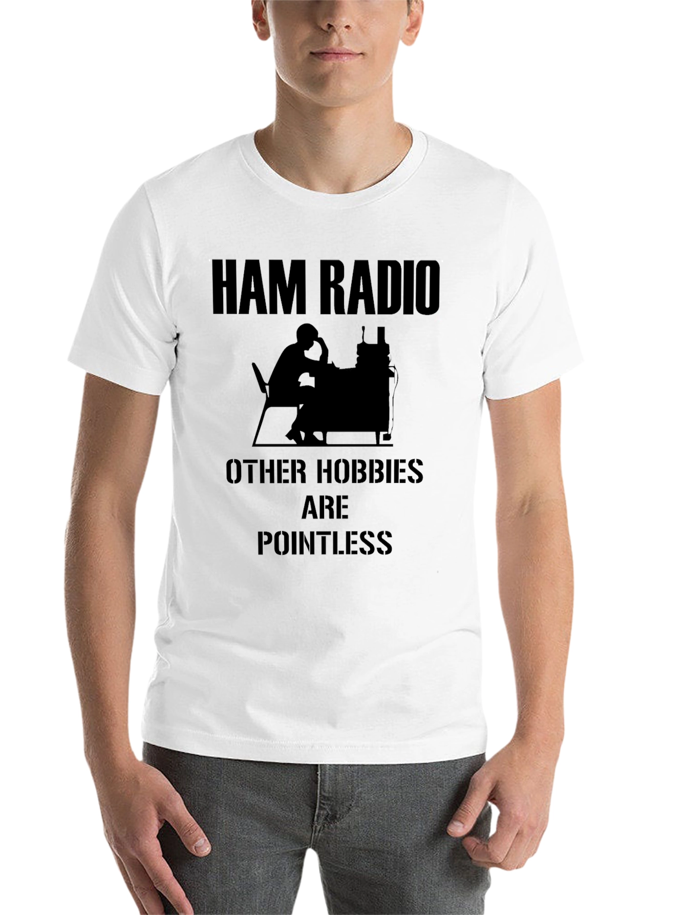 Ham Radio T-Shirt - Pointless Hobbies Design