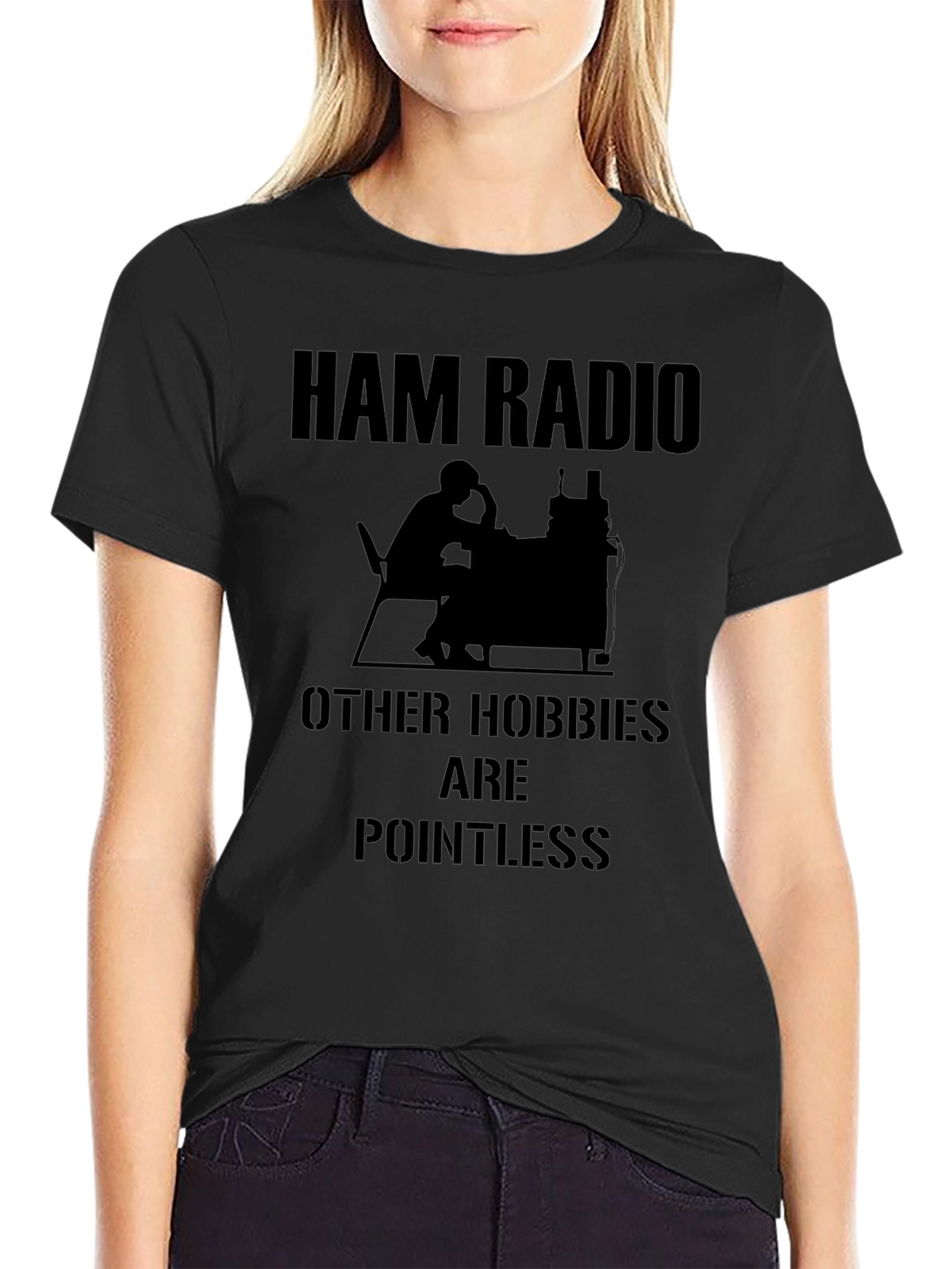 Ham Radio T-Shirt - Pointless Hobbies Design