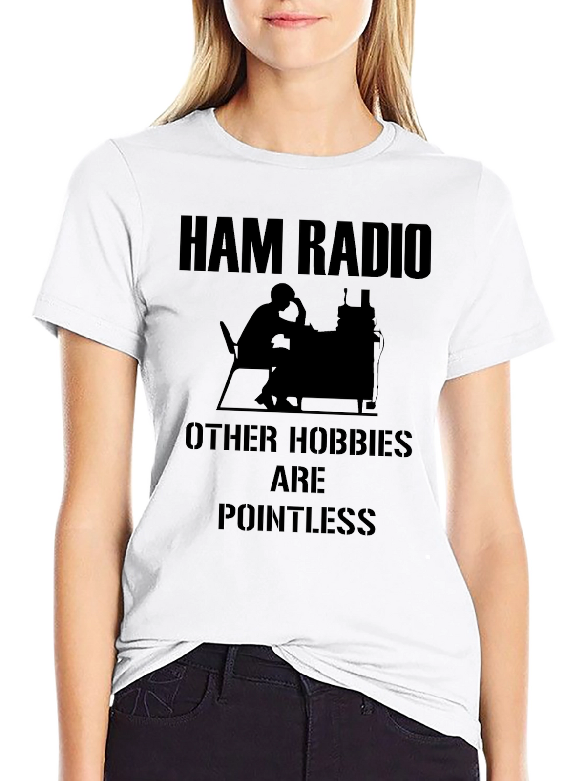Ham Radio T-Shirt - Pointless Hobbies Design