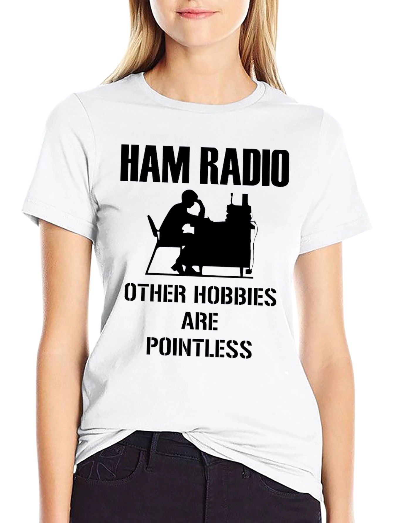 Ham Radio T-Shirt - Pointless Hobbies Design