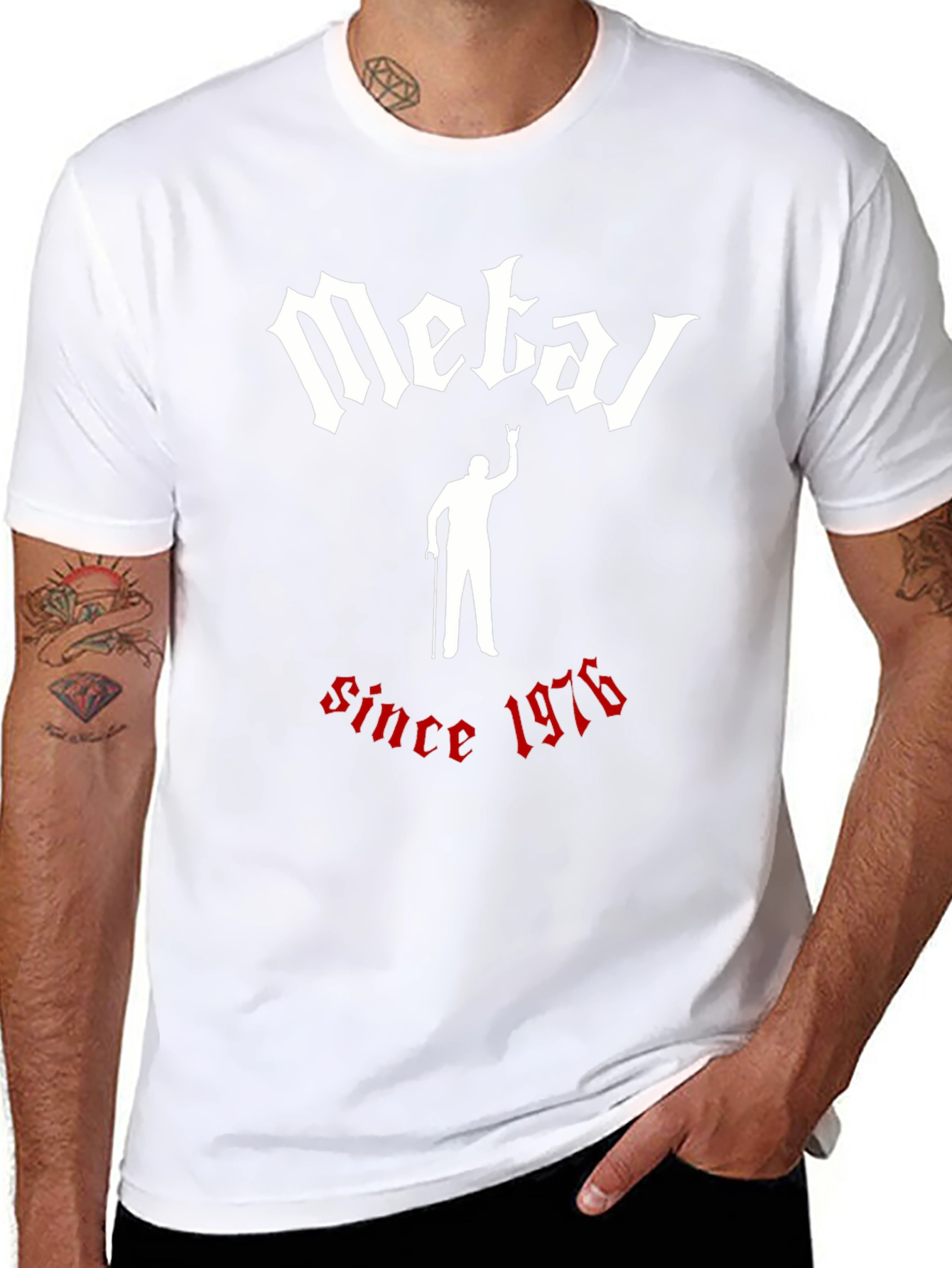 Metal Since 1976 Graphic T-Shirt