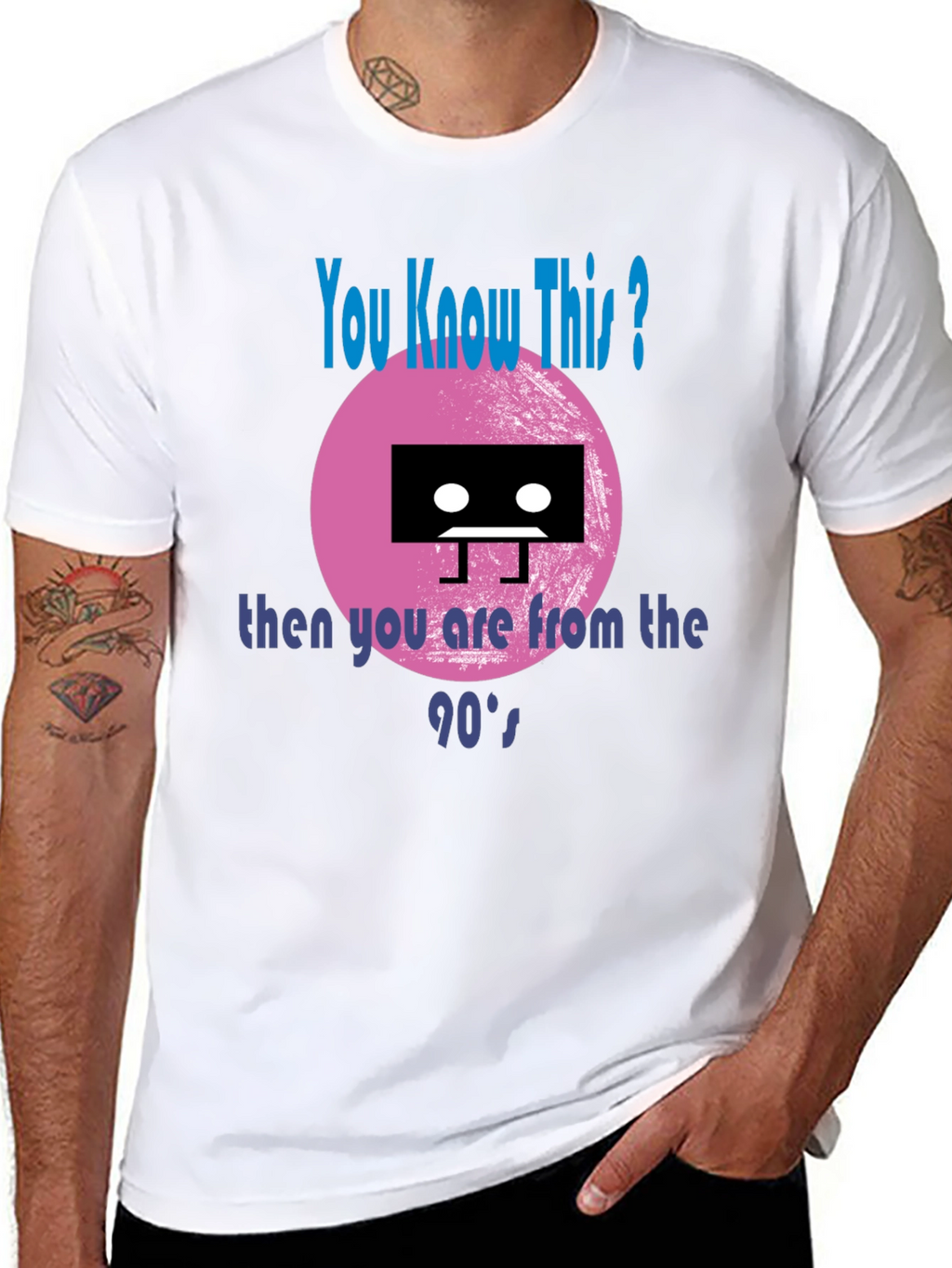 90s Cassette Tape T-Shirt Retro Nostalgia