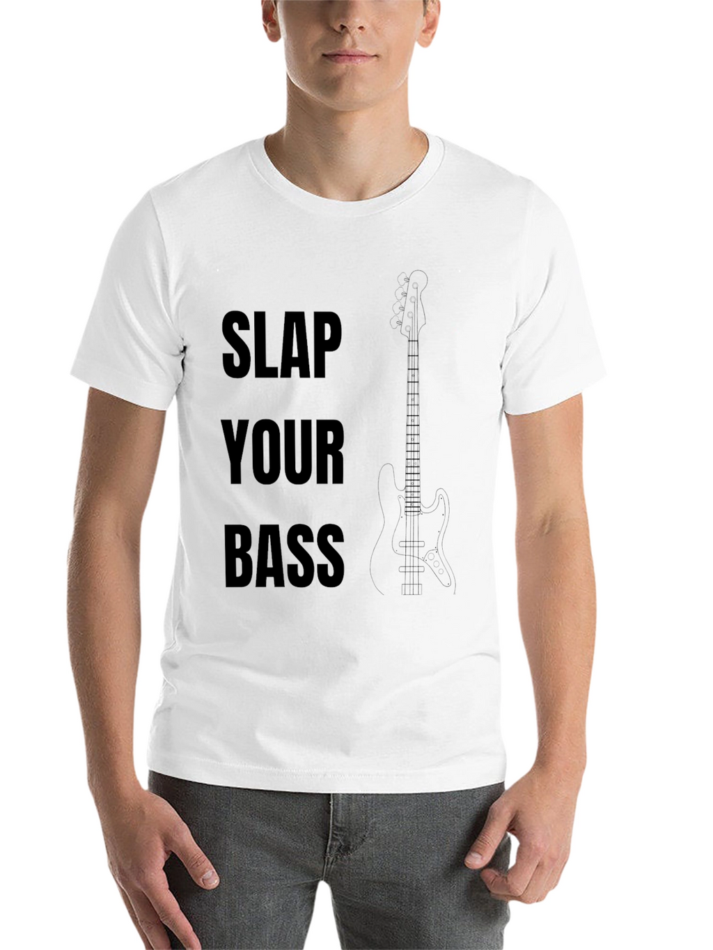 Slap Your Bass Graphic T-Shirt - Musician Tee