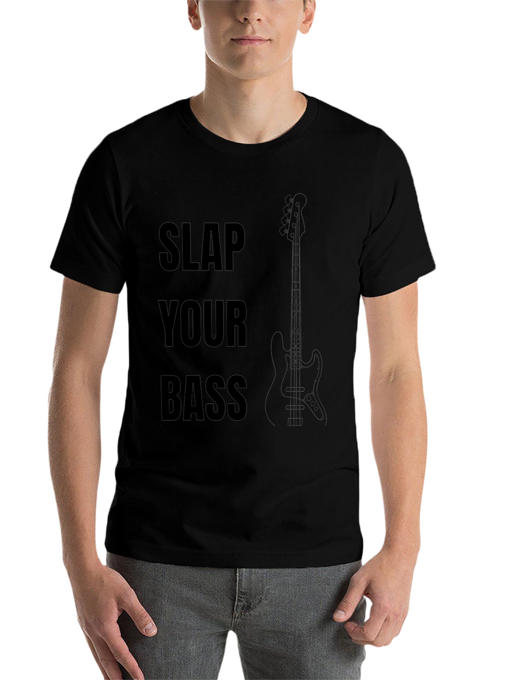 Slap Your Bass Graphic T-Shirt - Musician Tee