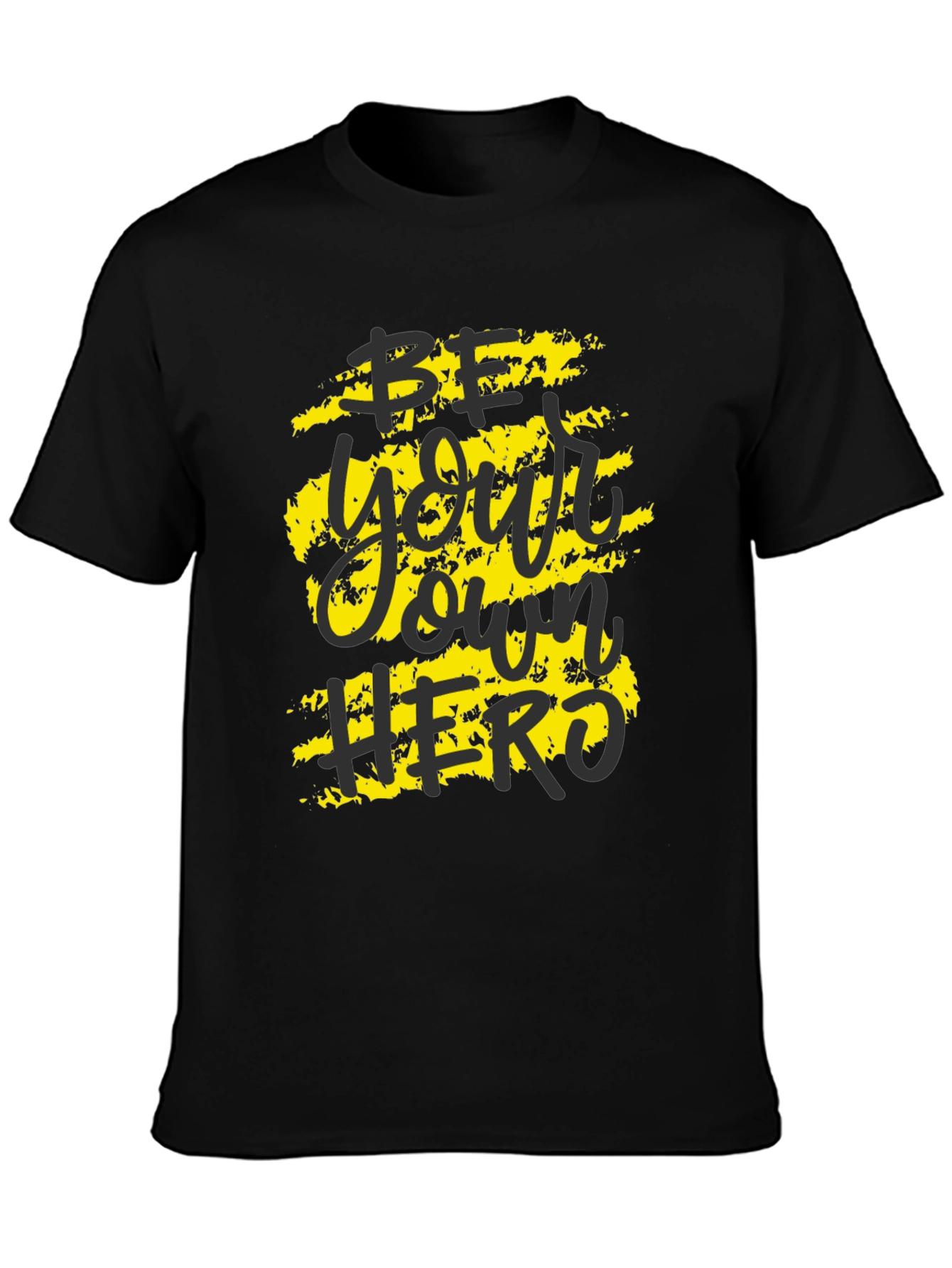 Be Your Own Hero Graphic Tee - Black