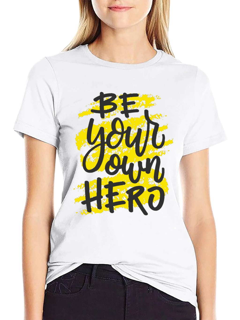 Be Your Own Hero Graphic Tee - Black