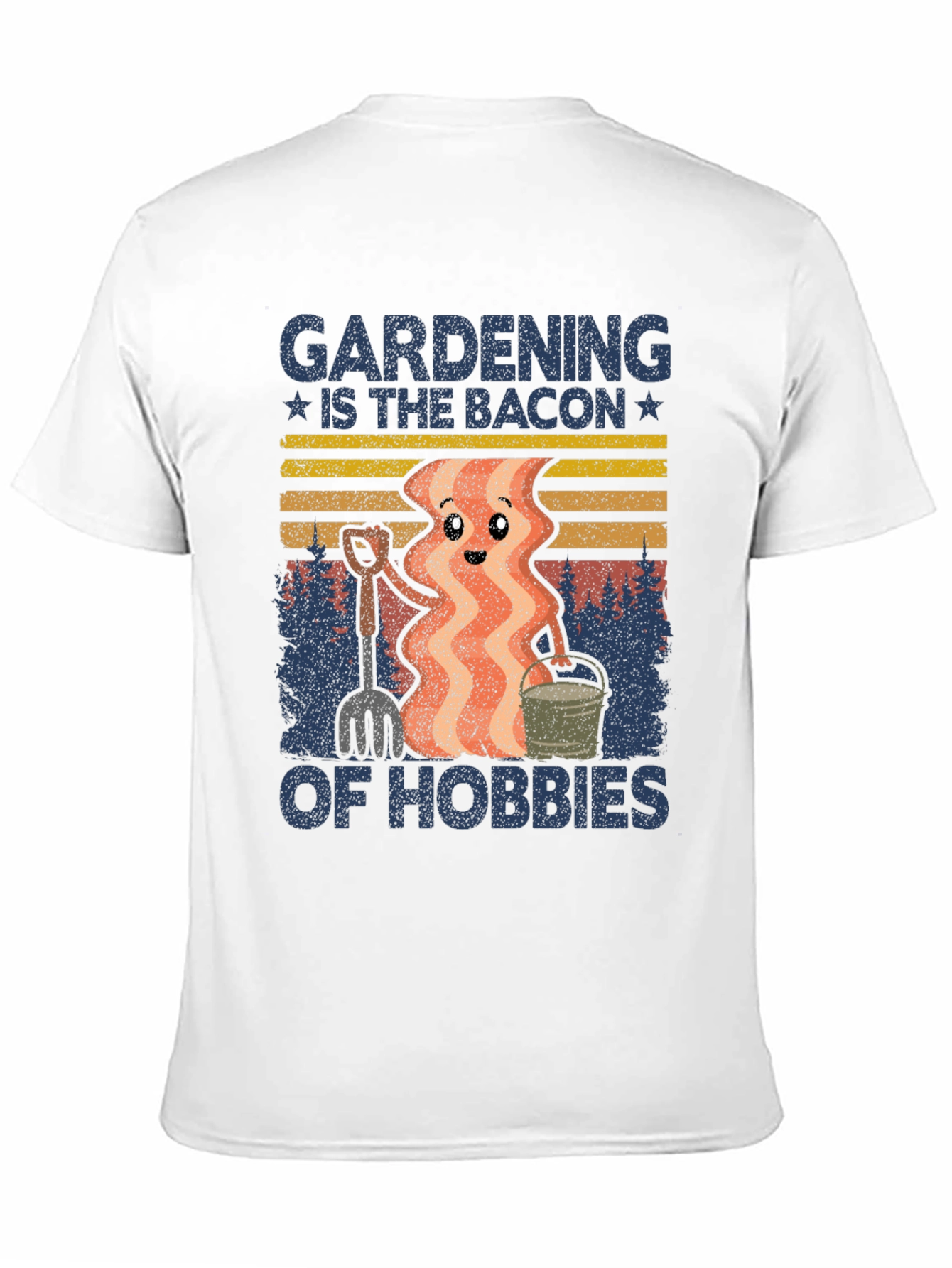 Gardening Bacon of Hobbies Graphic T-Shirt
