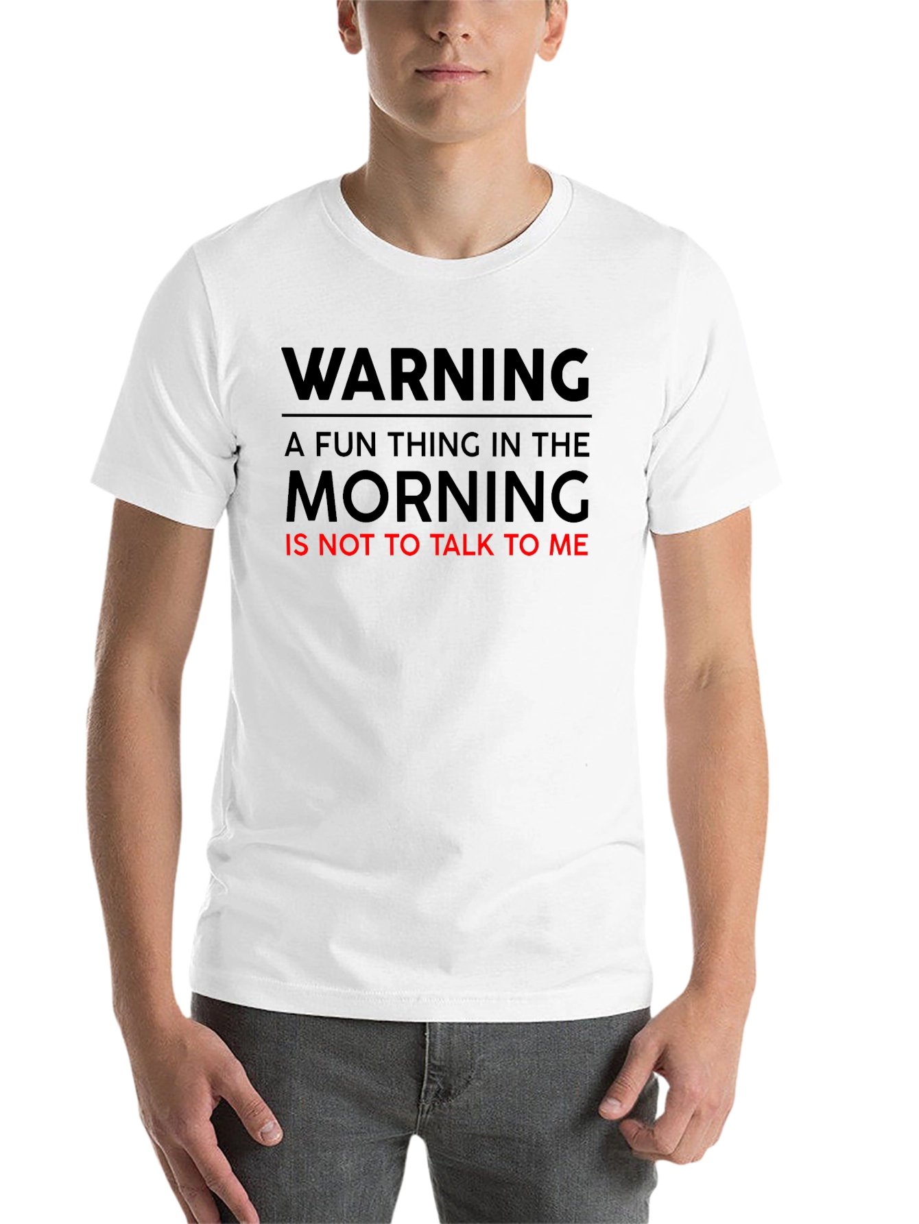 Warning: Dont Talk To Me T-Shirt